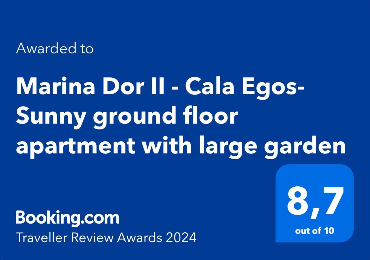 Apartment Marina Dor - Cala Egos- Sunny Ground Floor With Large Garden